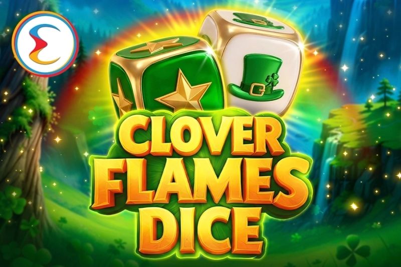 Clover Flames Dice cover