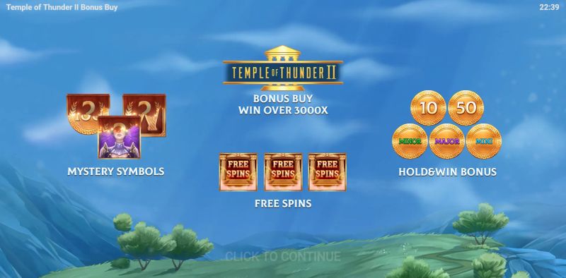 Temple of Thunder II Bonus Buy cover