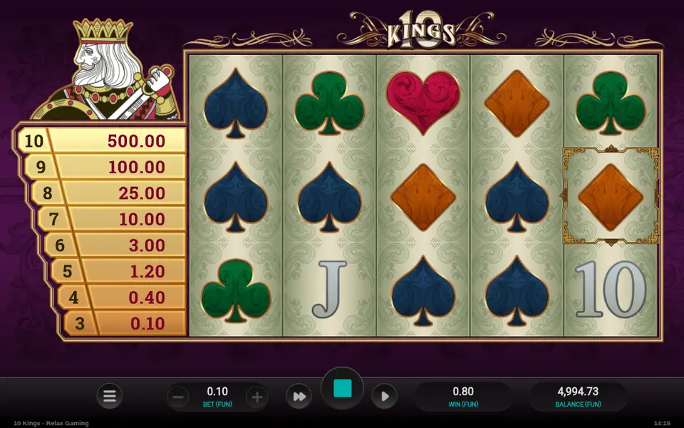 10 Kings, spin 130