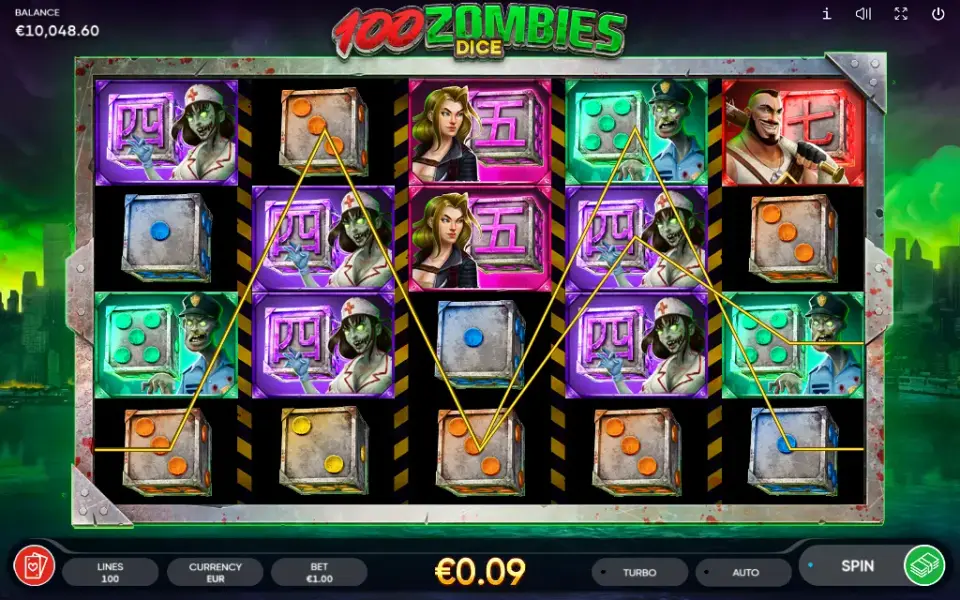100 Zombies Dice, spin 111