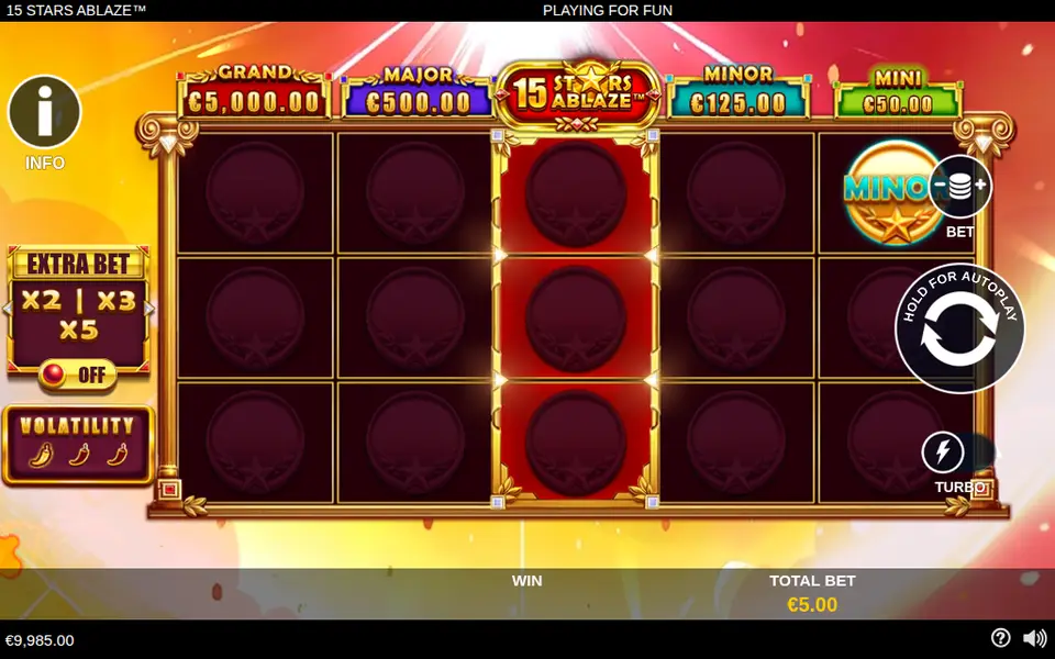 15 Stars Ablaze, spin 50