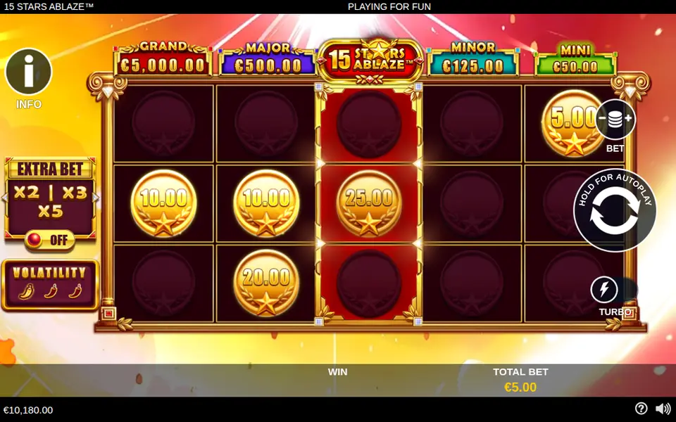 15 Stars Ablaze, spin 81