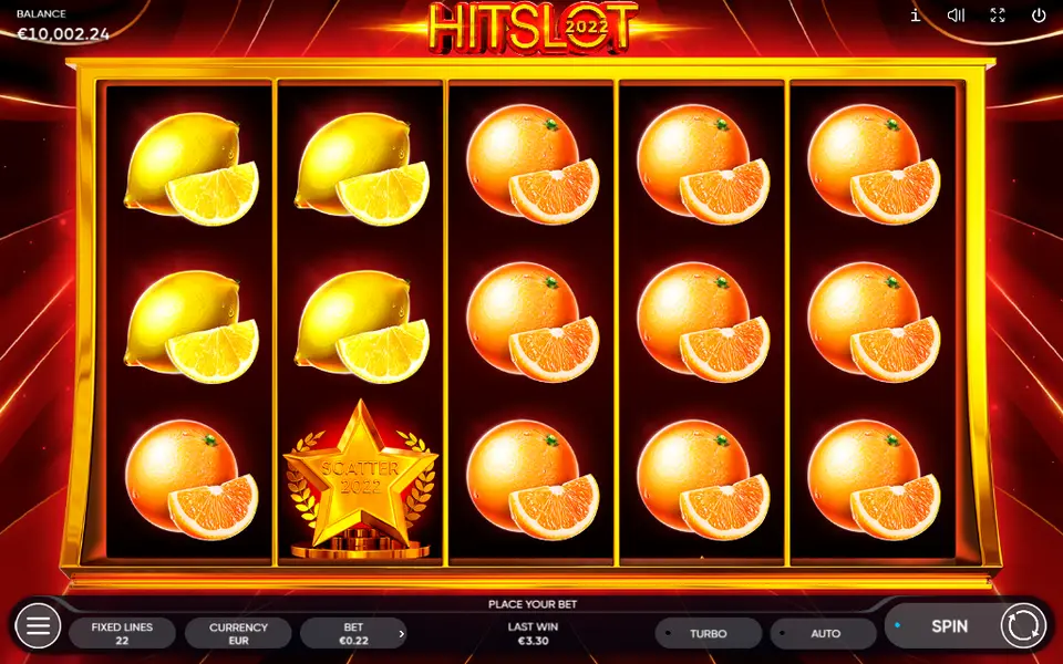 2022 Hit Slot, spin 57