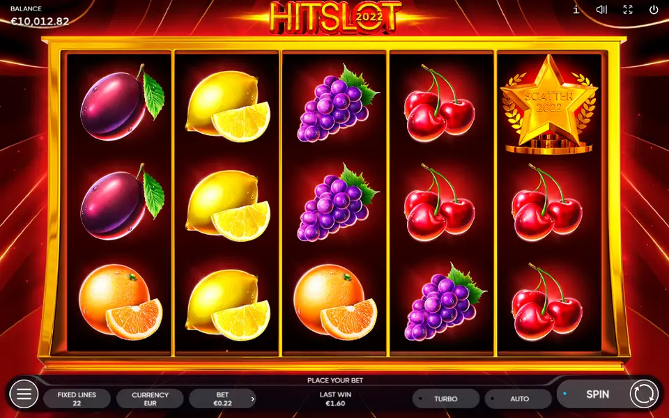 2022 Hit Slot, spin 78