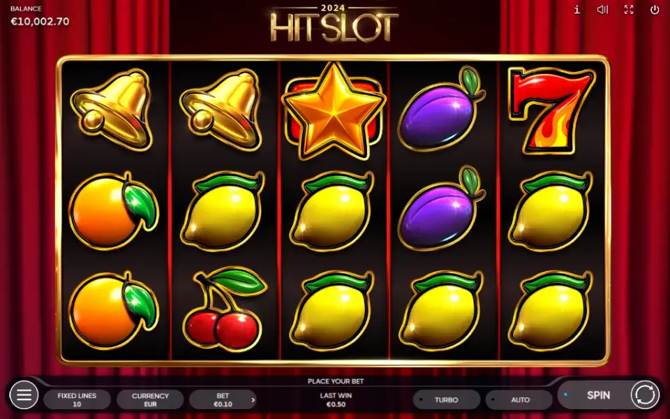 2024 Hit Slot, spin 30