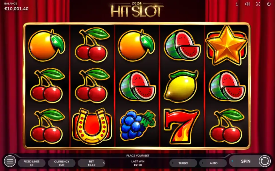 2024 Hit Slot, spin 150