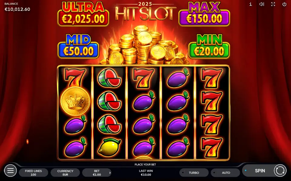 2025 Hit Slot, spin 40