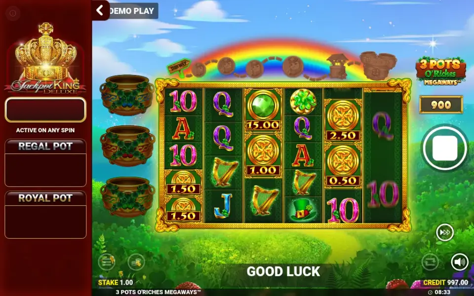 3 Pots O' Riches Megaways, spin 3