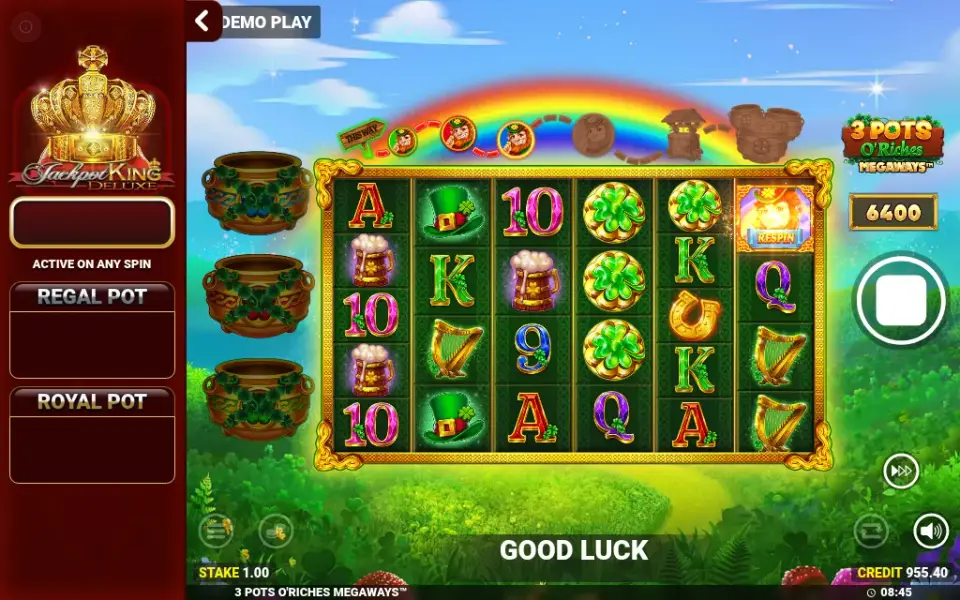 3 Pots O' Riches Megaways, spin 58