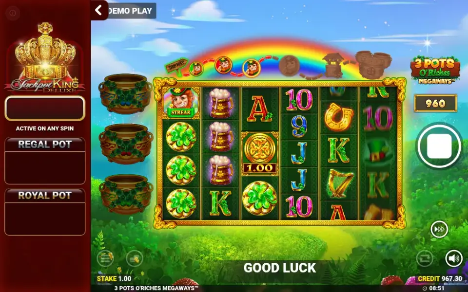 3 Pots O' Riches Megaways, spin 81