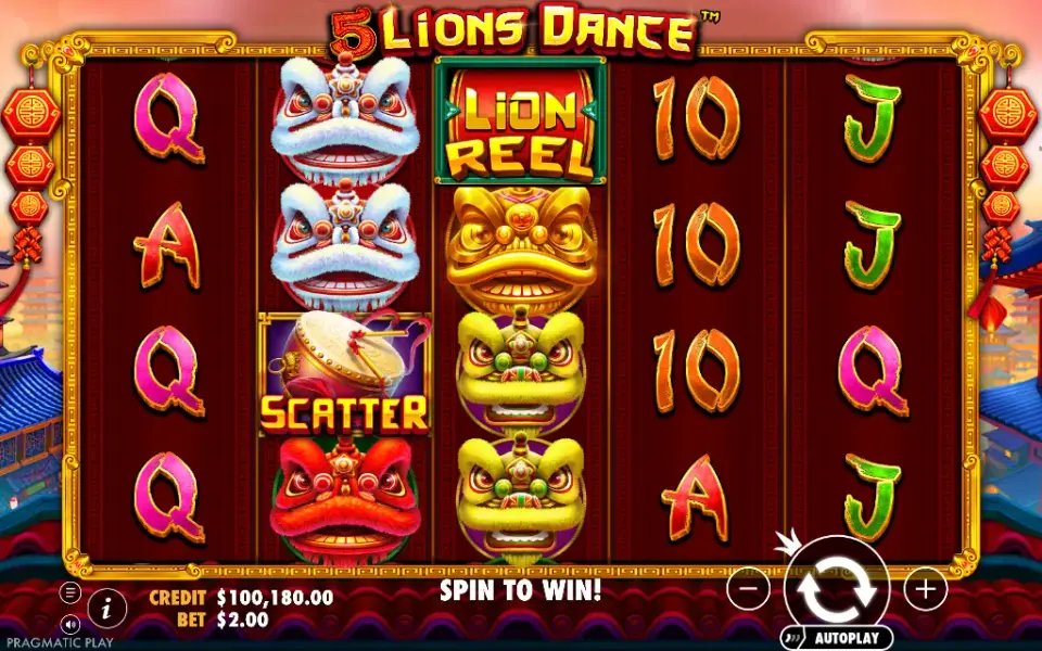 5 Lions Dance, spin 17