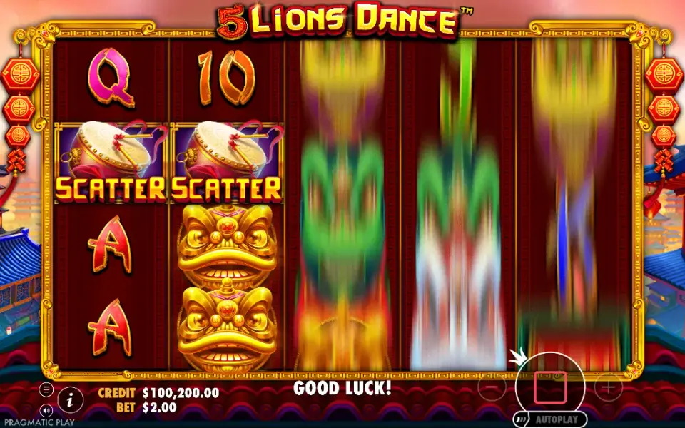 5 Lions Dance, spin 96