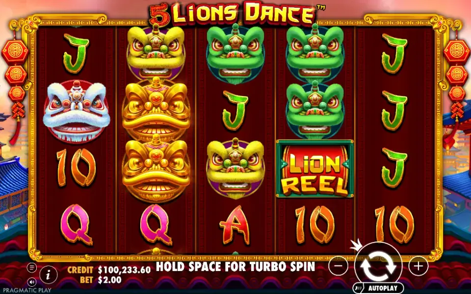 5 Lions Dance, spin 107