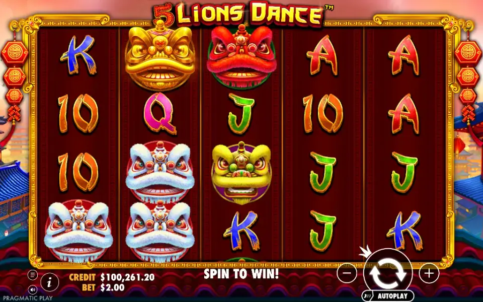 5 Lions Dance, spin 134