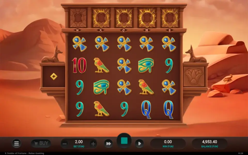 5 Tombs of Fortune, spin 117