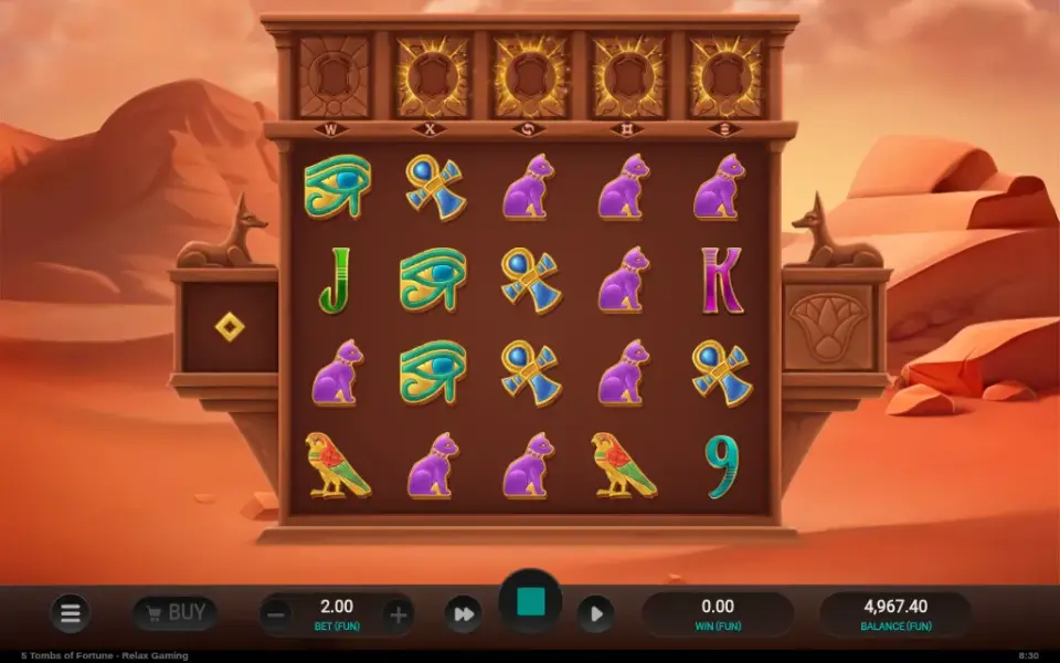 5 Tombs of Fortune, spin 119