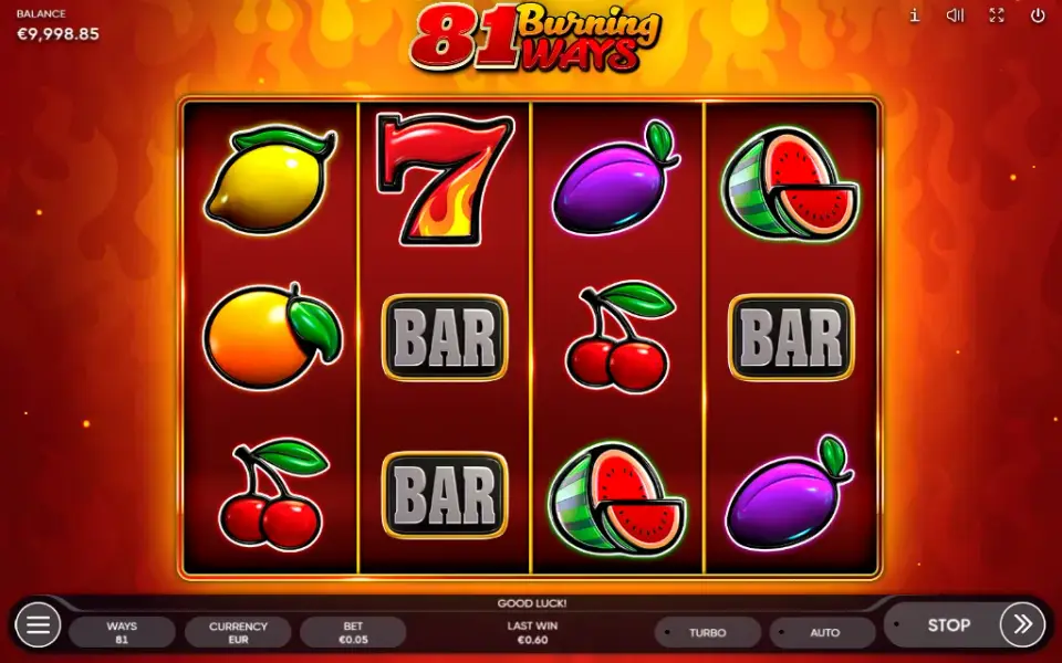81 Burning Ways, spin 112