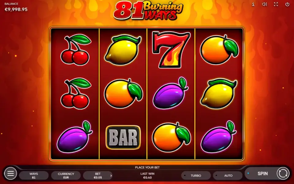81 Burning Ways, spin 122