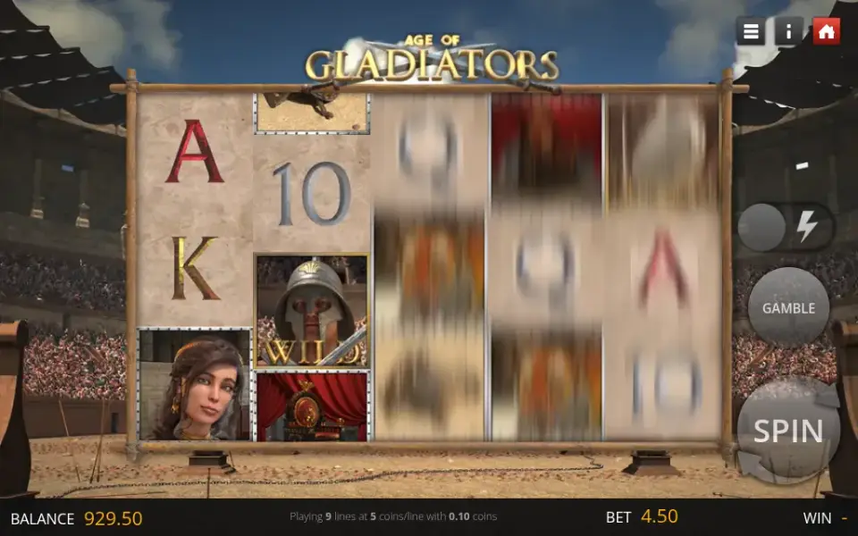 Age of Gladiators, spin 20
