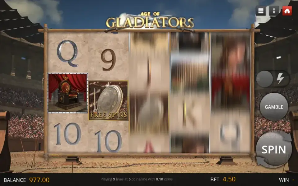 Age of Gladiators, spin 52