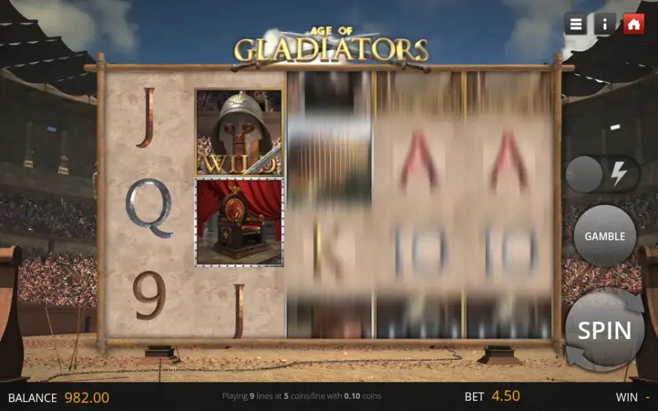 Age of Gladiators, spin 77