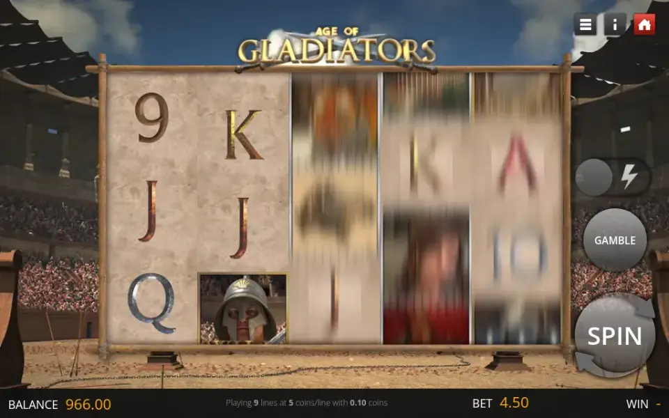 Age of Gladiators, spin 107
