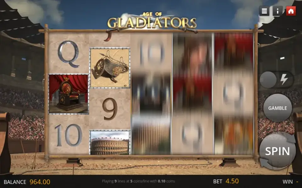Age of Gladiators, spin 131