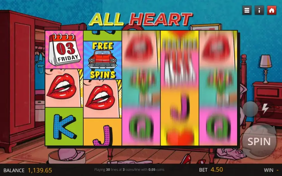 All Heart, spin 15
