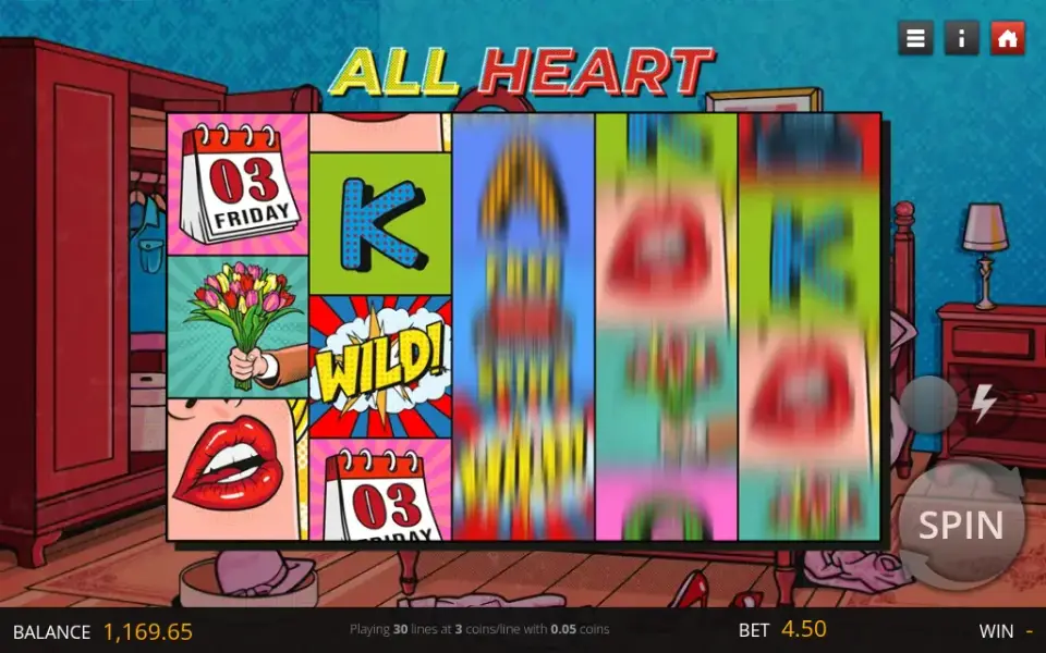 All Heart, spin 55