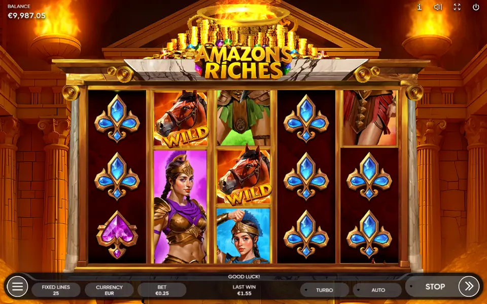 Amazons Riches, spin 75