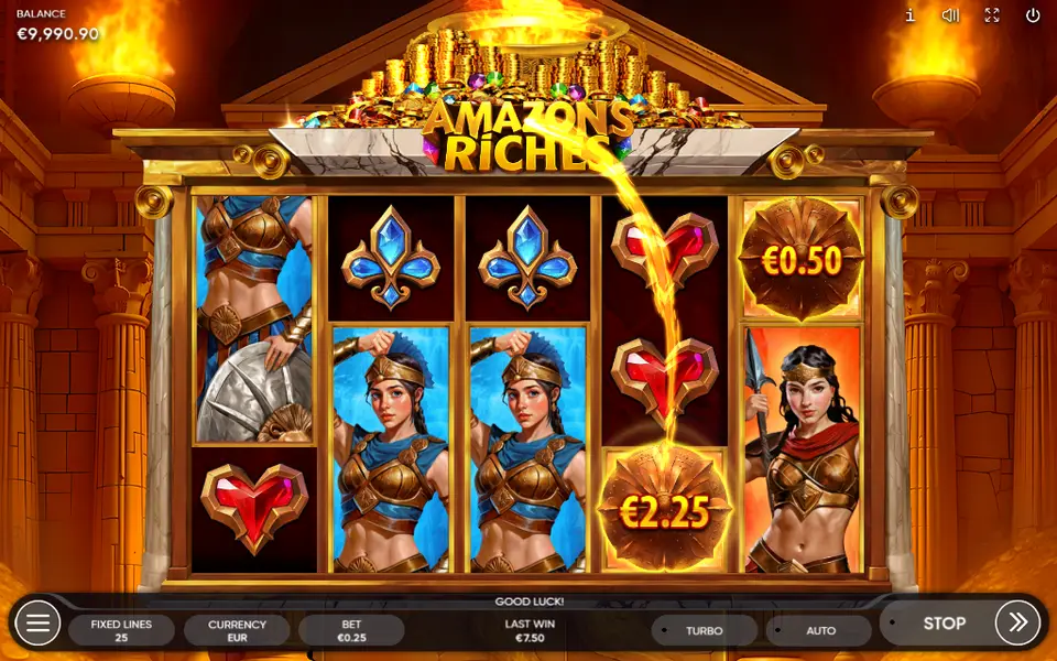 Amazons Riches, spin 99